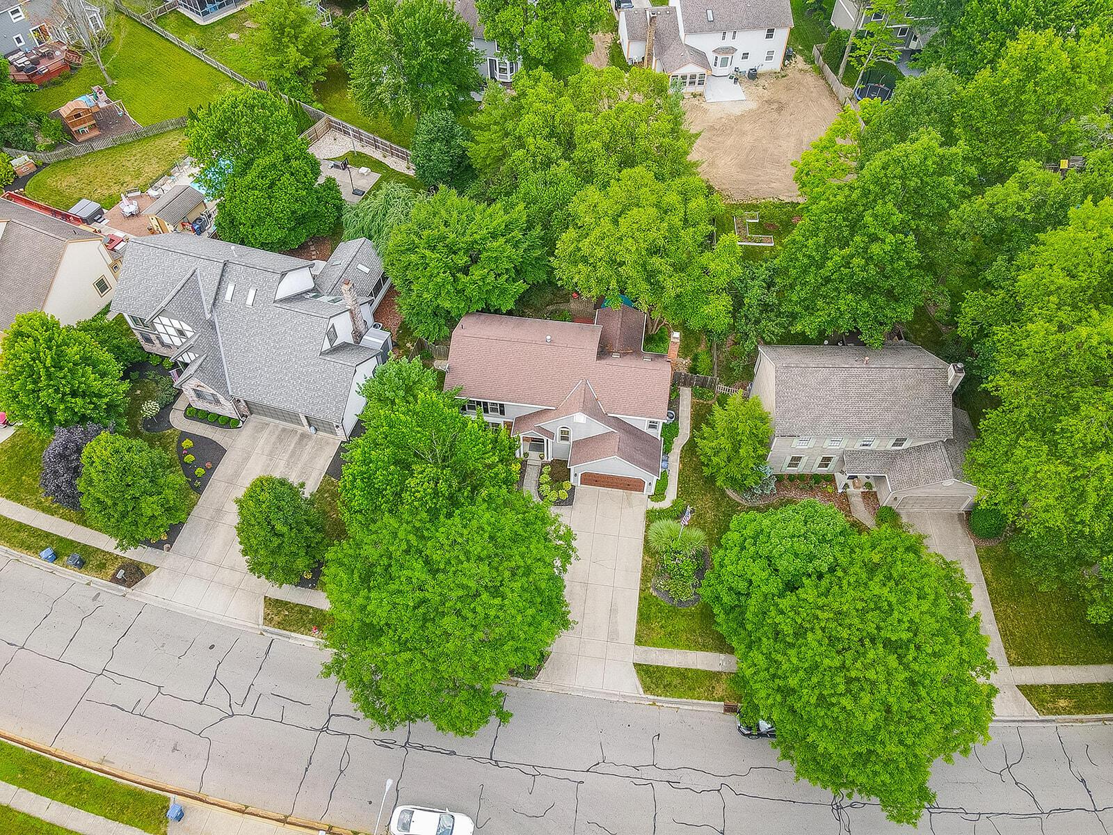 971 Riva Ridge Boulevard Columbus, OH 43230 - Photo 5 of 58 Aerial View