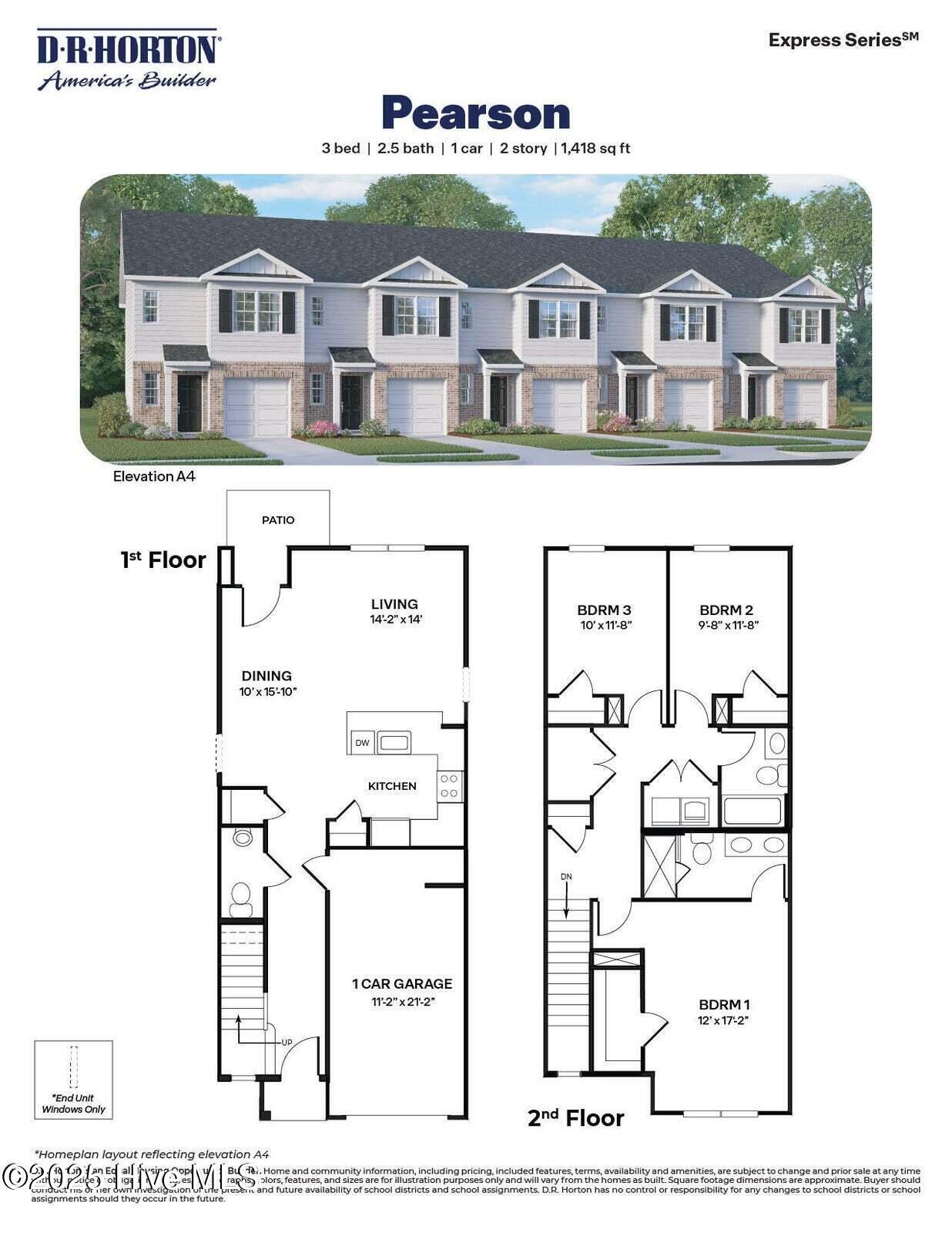 3500 Sunstone Way, Unit 5 Winterville, NC 28590 - Photo 45 of 45 floorplan