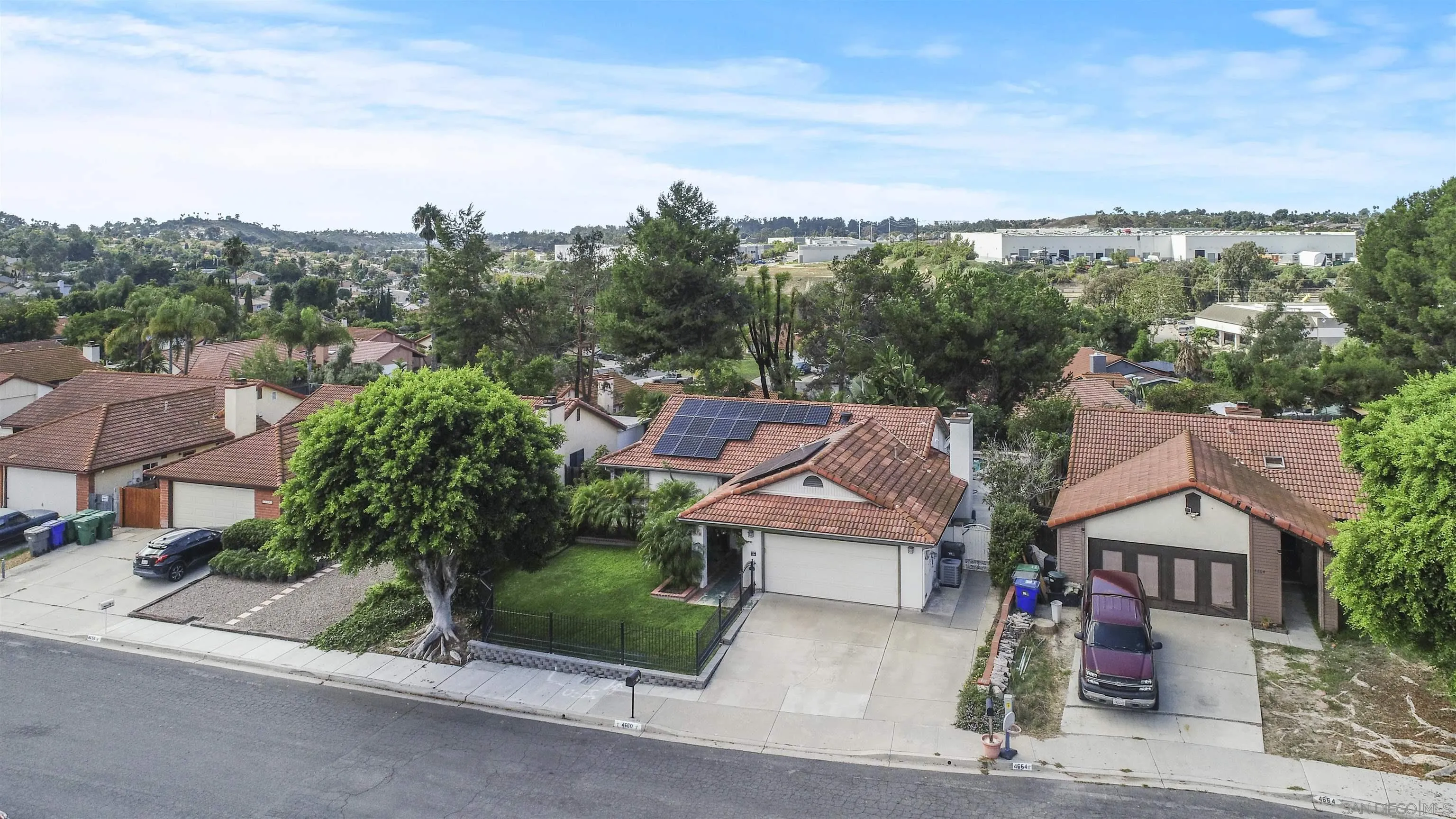 4660 Lofty Grove Drive Oceanside, CA 92056 - Photo 19 of 22 an aerial view of a houses