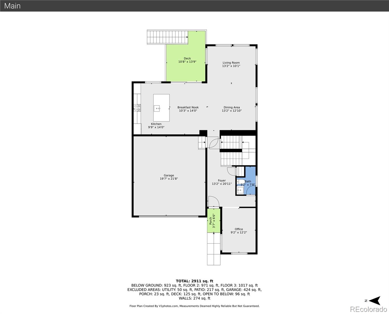 10951 Touchstone Loop Parker, CO 80134 - Photo 43 of 46 a picture of a bench in a white wall