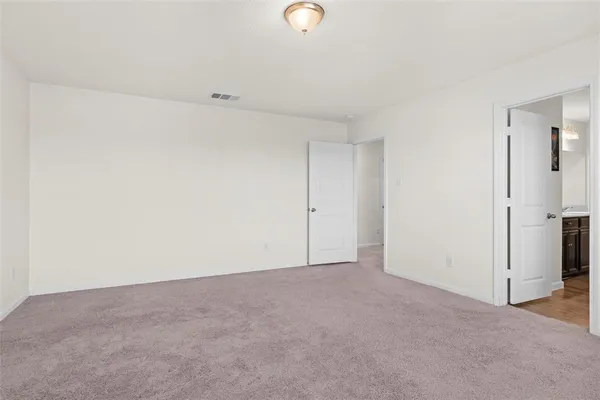 a view of an empty room