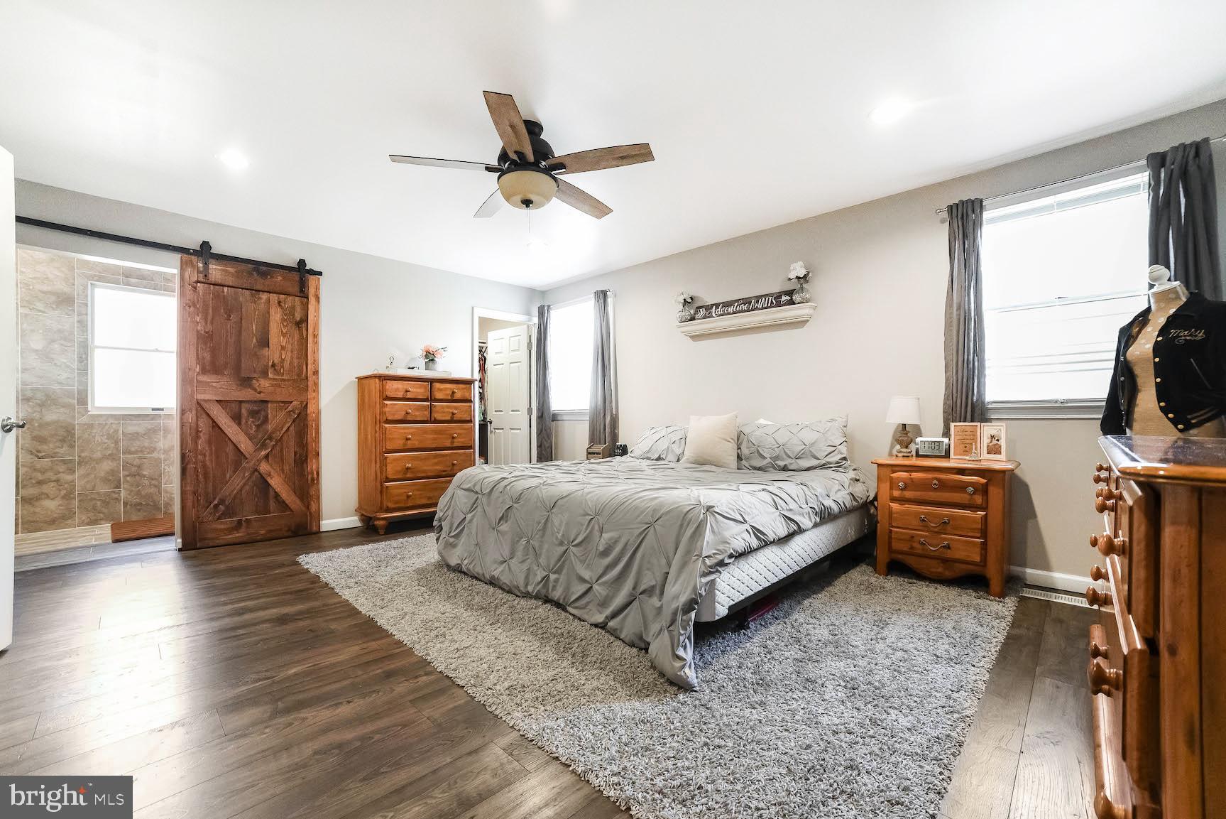 16200 Inheritance Drive Brandywine, MD 20613 - Photo 14 of 30 Master bedroom w/ barn door
