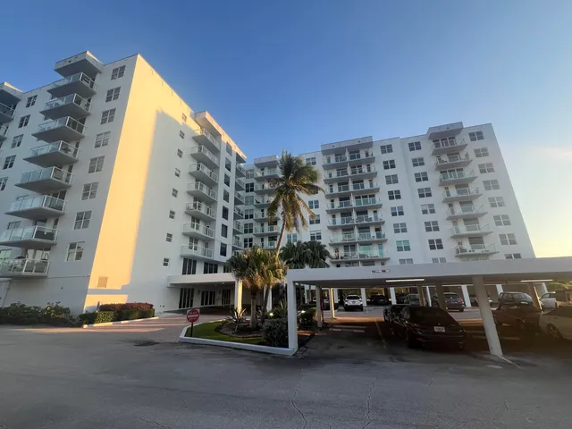 a front view of a building