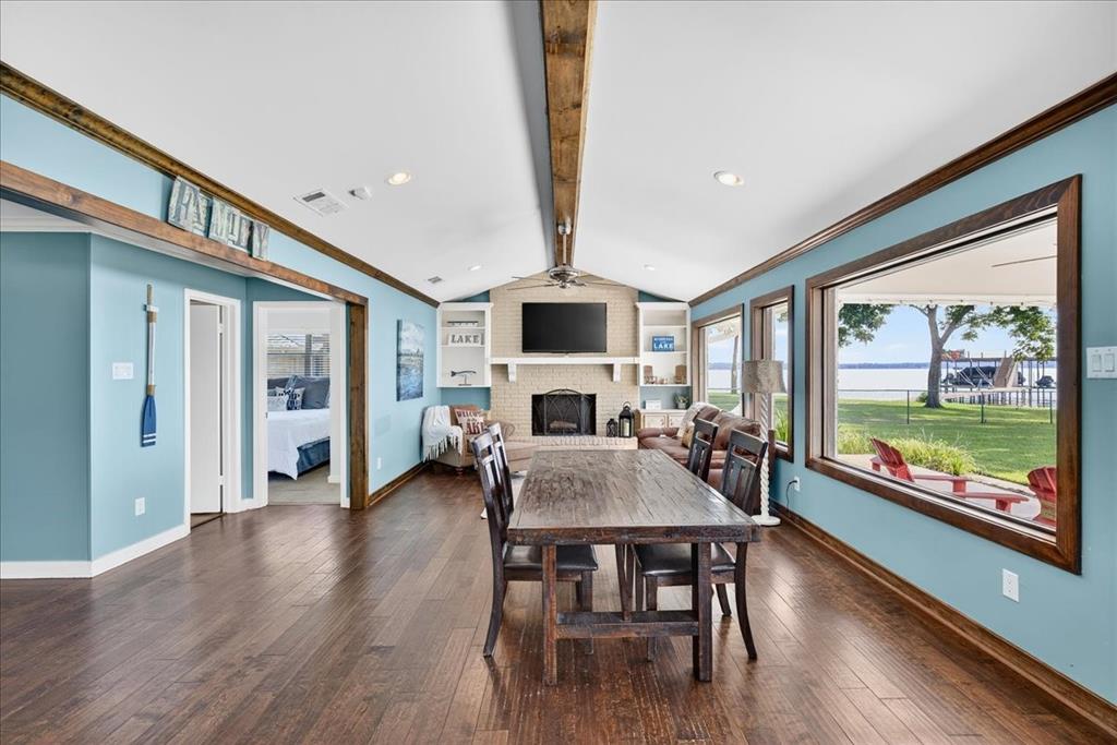 114 Baker B Ranch Road Trinidad, TX 75163 - Photo 12 of 32 a view of a dining room with furniture window and wooden floor