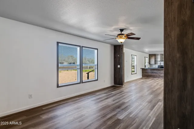 wooden floor in an empty room