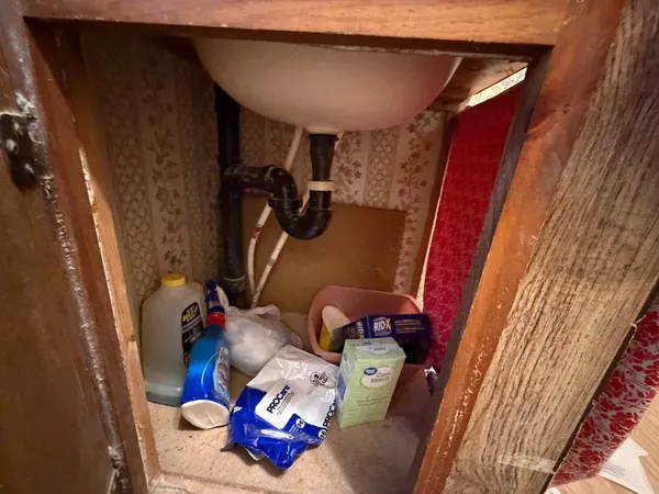 a view of storage and utility room