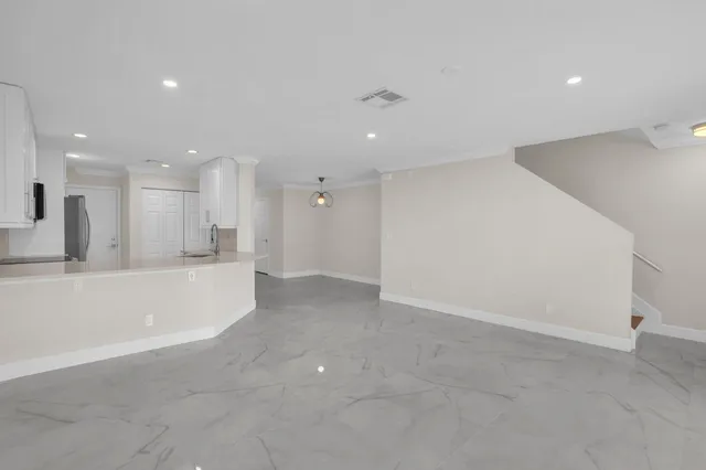 a view of an empty room