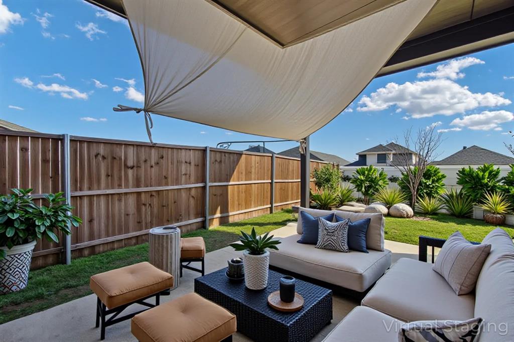 1617 Hitching Post Road Weston, TX 75009 - Photo 24 of 30 a building outdoor space with patio furniture and potted plants