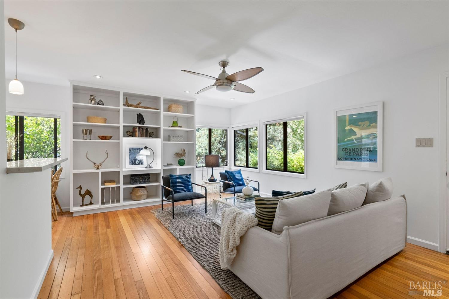 167 Bothin Road Fairfax, CA 94930 - Photo 1 of 1 a living room with furniture and a large window