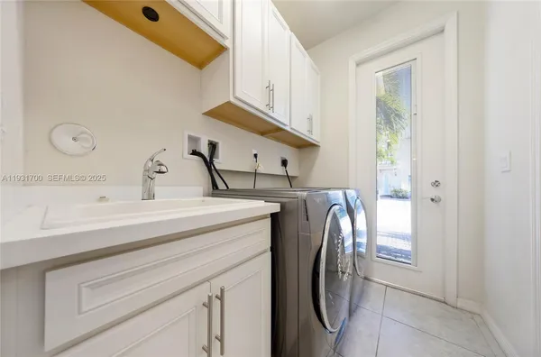 a view of a room with rack on the wall