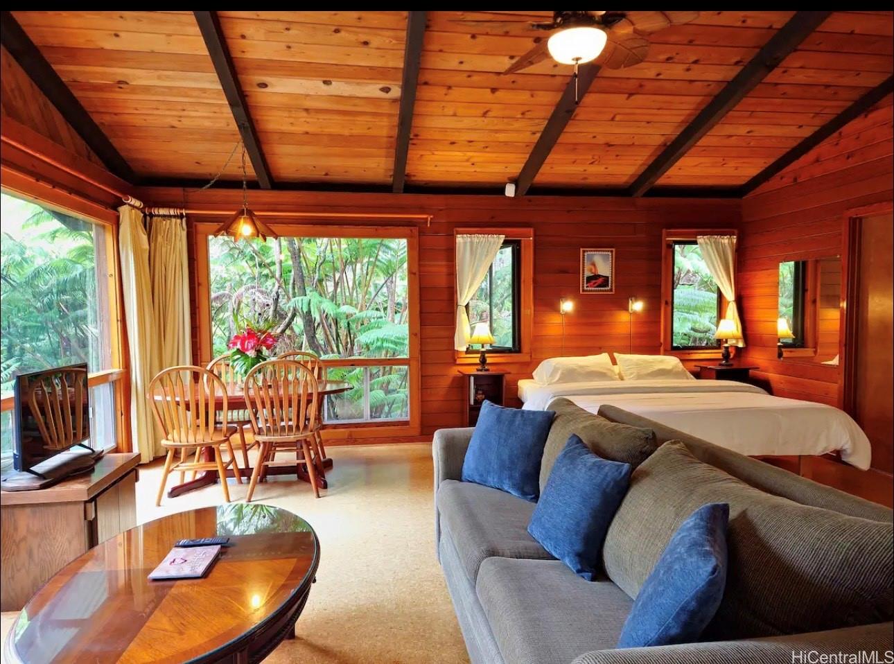 11-3832 2nd Street Volcano, HI 96785 - Photo 22 of 25 a outdoor living space with furniture and garden view