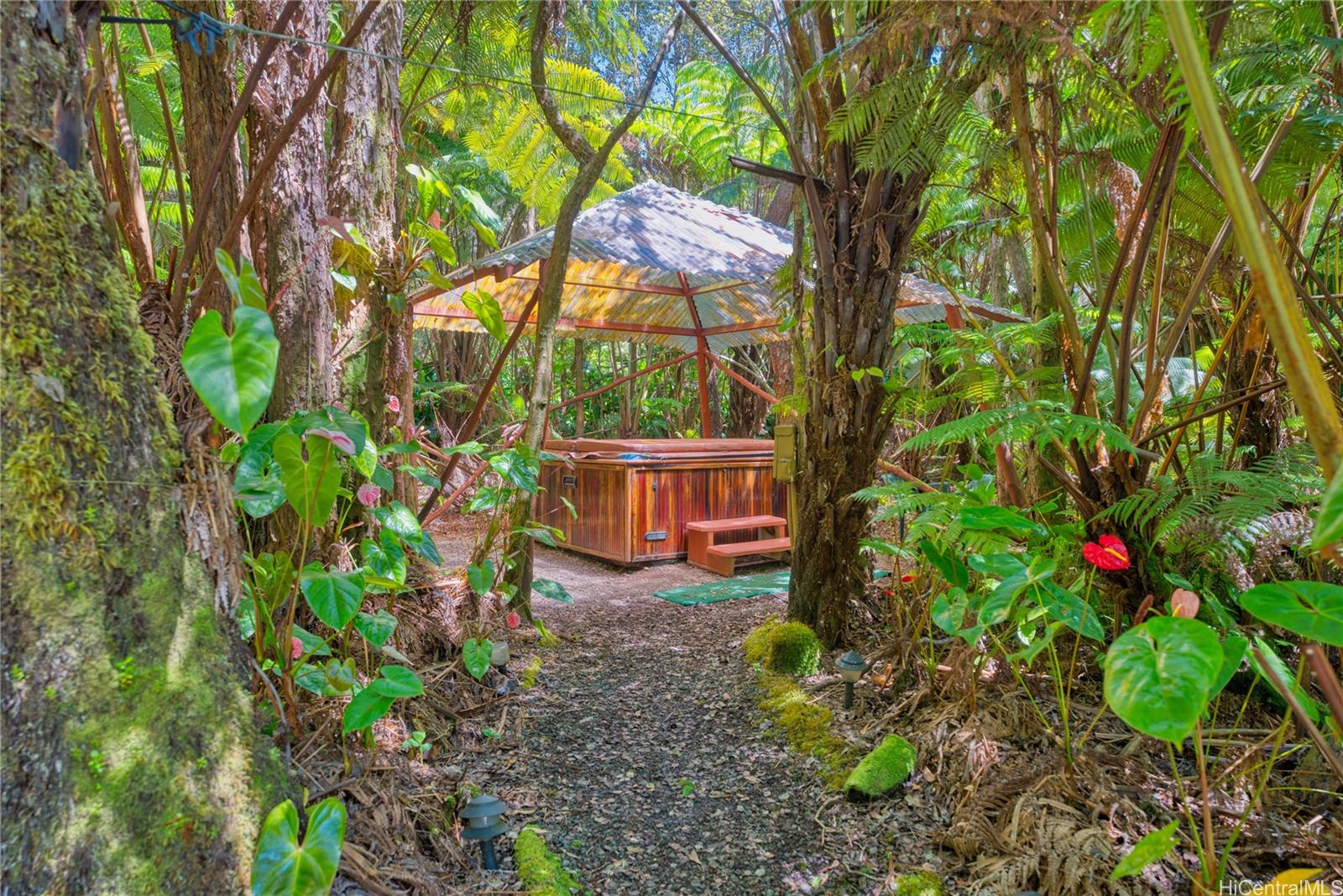 11-3832 2nd Street Volcano, HI 96785 - Photo 4 of 25 a backyard of a house with lots of green space