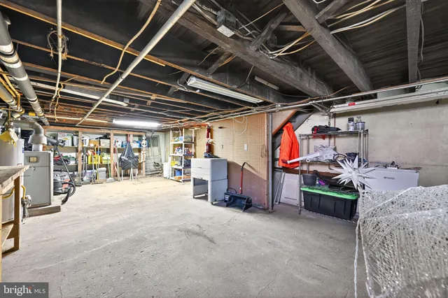 a view of storage and utility room