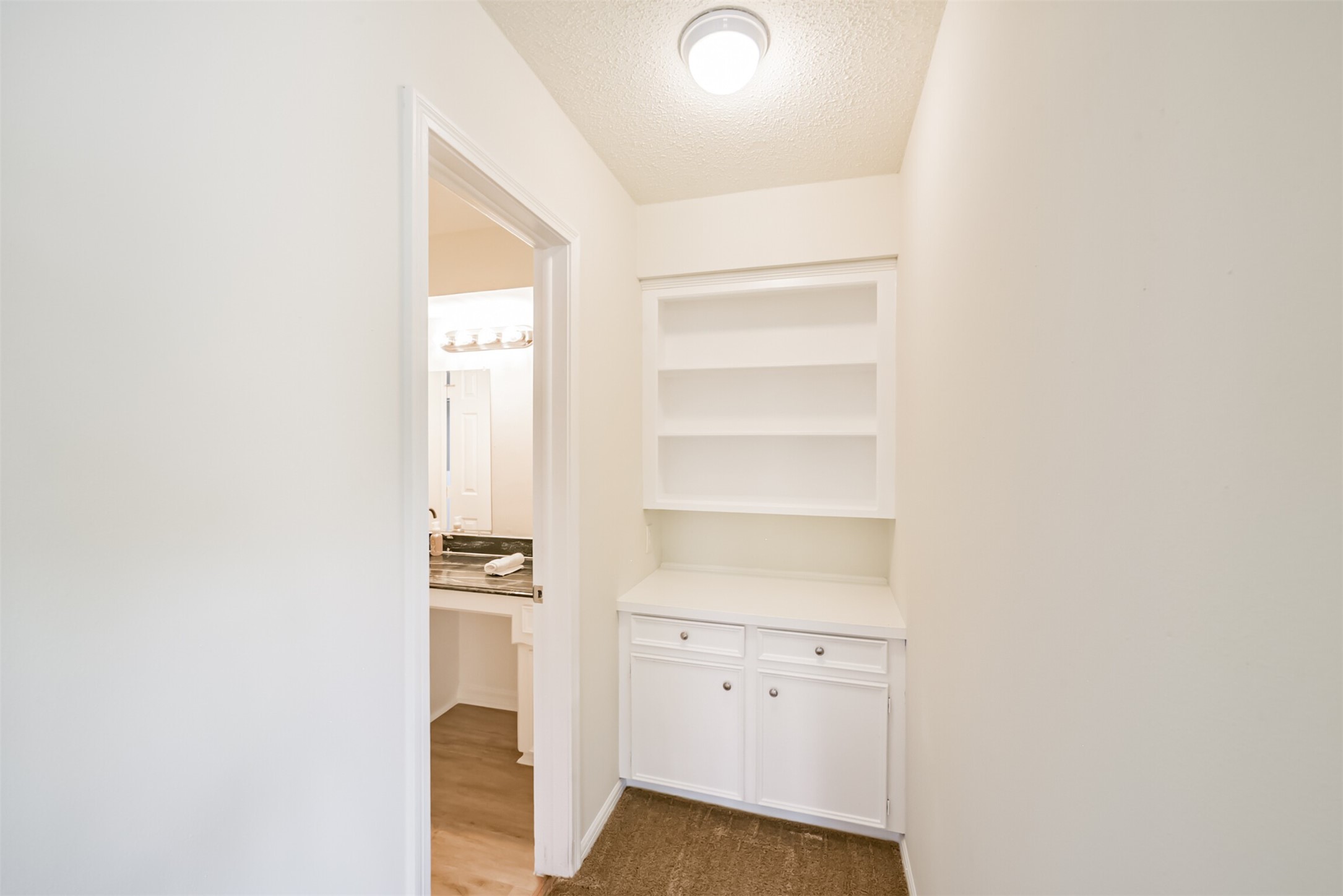 1011 Baltic Lane Houston, TX 77090 - Photo 40 of 43 a view of walk in closet with empty racks