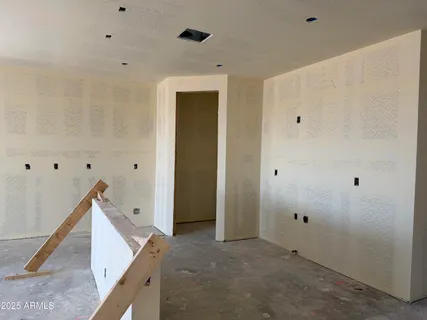 a view of hallway with stairs