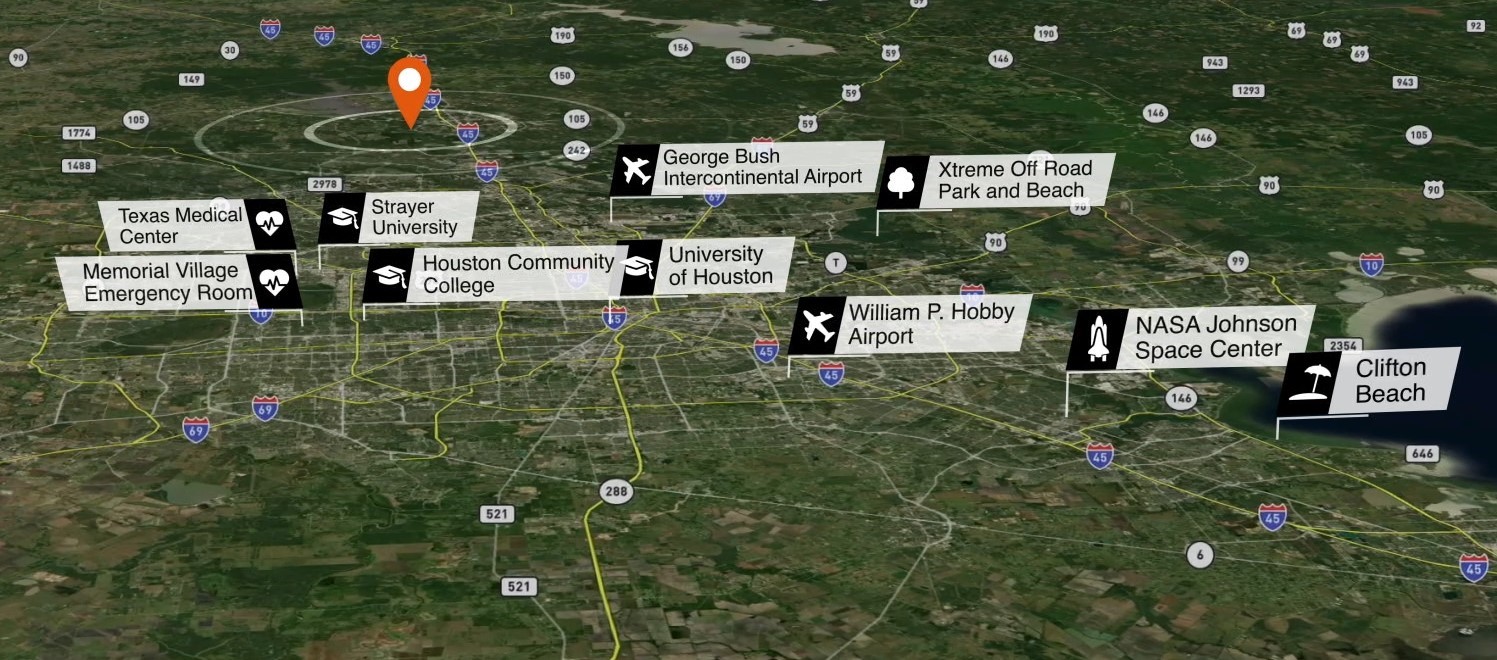 5030 West Davis Street Conroe, TX 77304 - Photo 4 of 13 a view of a street with lots of potted plants