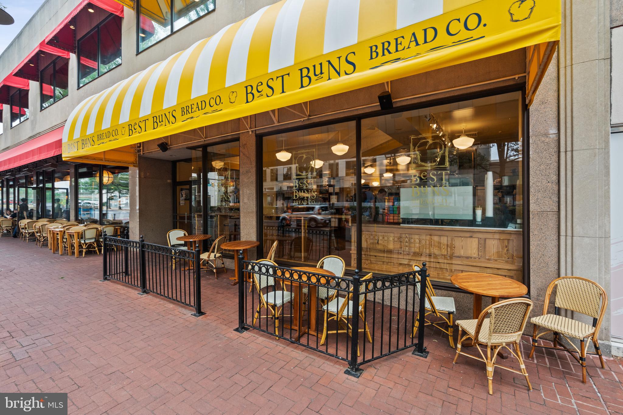 3519 Valley Drive Alexandria, VA 22302 - Photo 44 of 54 a view of a cafe with a couple of people in a patio