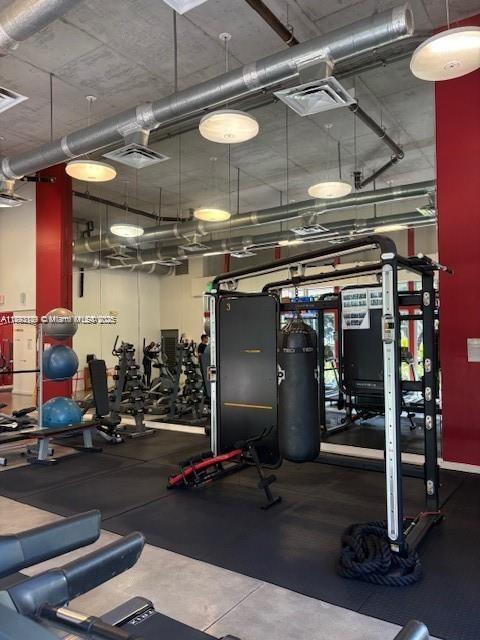650 Northeast 64th Street, Unit G608 Miami, FL 33138 - Photo 17 of 31 a view of gym