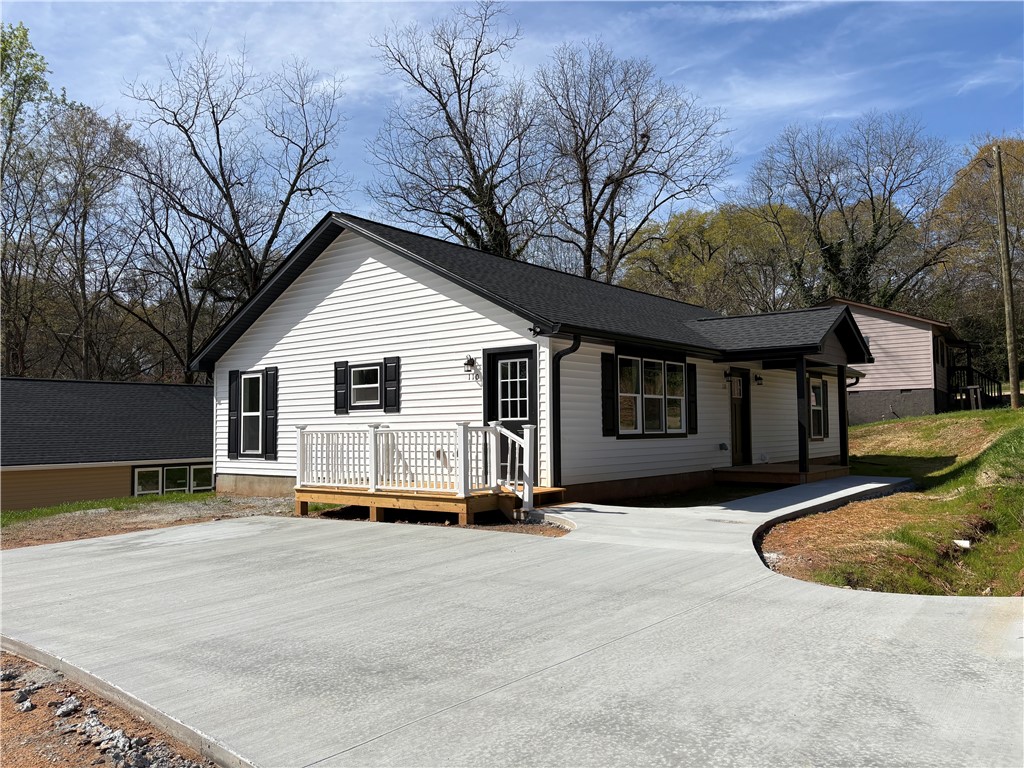 110 Ware Street Seneca, SC 29678 - Photo 23 of 24 This newly constructed home features a crisp exterior and inviting front porch.