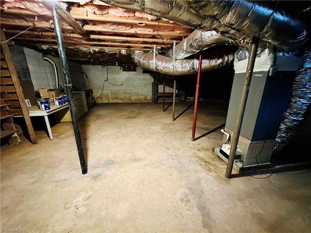 3028 Sparta Road North Wilkesboro, NC 28659 - Photo 24 of 24 Basement. Easy access to HVAC. Has out and inside access.