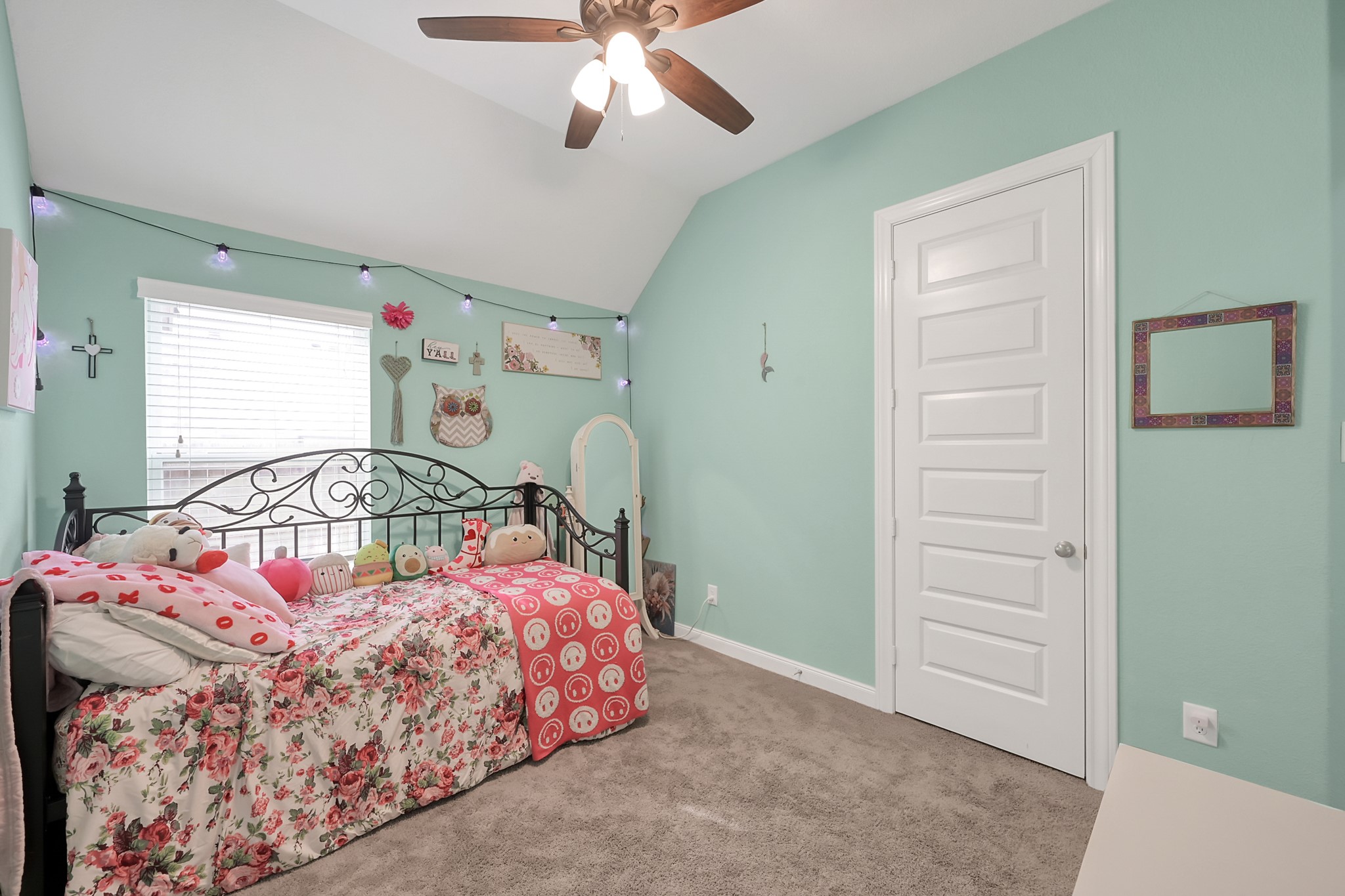 17923 Durango Point Court Tomball, TX 77377 - Photo 30 of 36 The ceilings are high in the secondary bedrooms and there are ceiling fans.