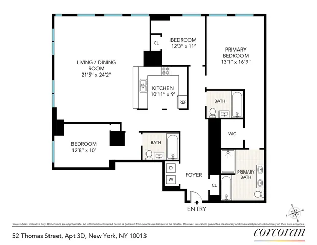 $3,500,000 | 52 Thomas Street, Unit 3D | TriBeCa