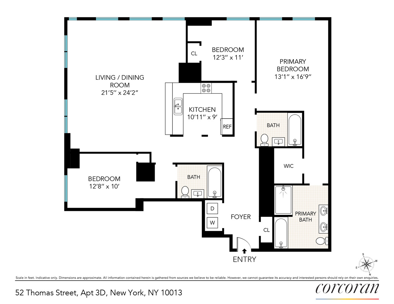 52 Thomas Street, Unit 3D Manhattan, NY 10013 - Photo 13 of 13