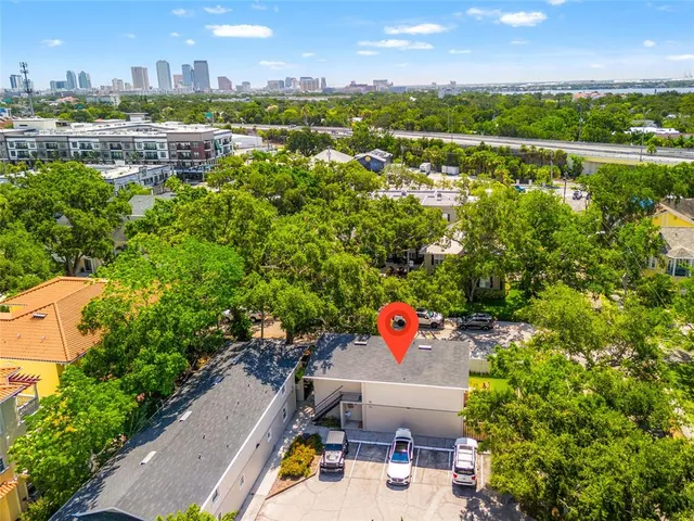 a view of a city and lake view