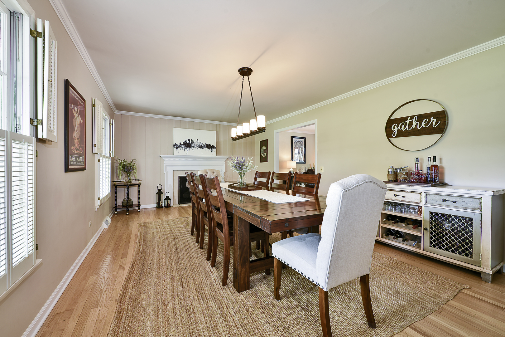 1550 Banbury Road Inverness, IL 60067 - Photo 8 of 32 a view of a dining room with furniture window and wooden floor