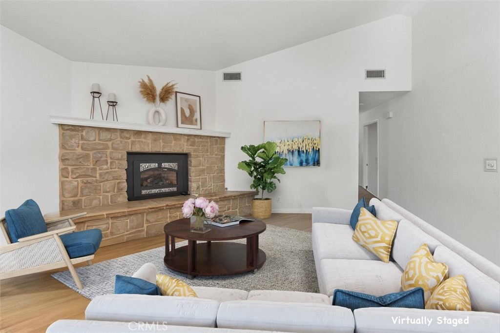 1765 Armadale Road Fallbrook, CA 92028 - Photo 13 of 45 a living room with furniture and a fireplace