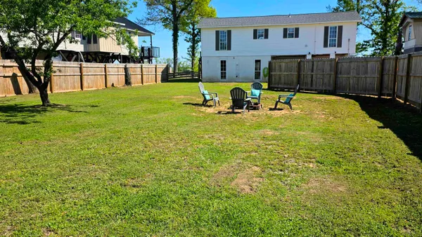 a view of a house with a patio