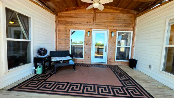 a view of a entryway door front of house