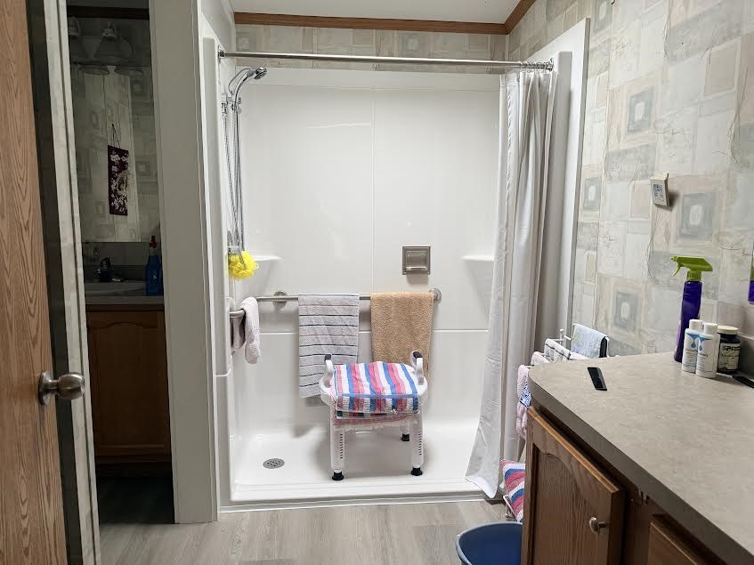 6592 State Rte 21 Almond, NY 14803 - Photo 16 of 17 Primary bath with walk in shower