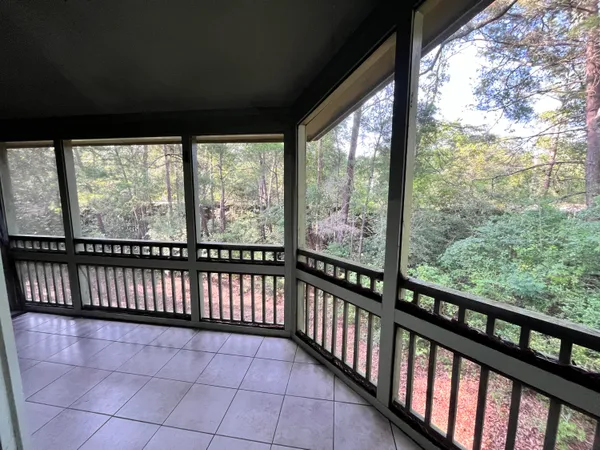 a view of a porch