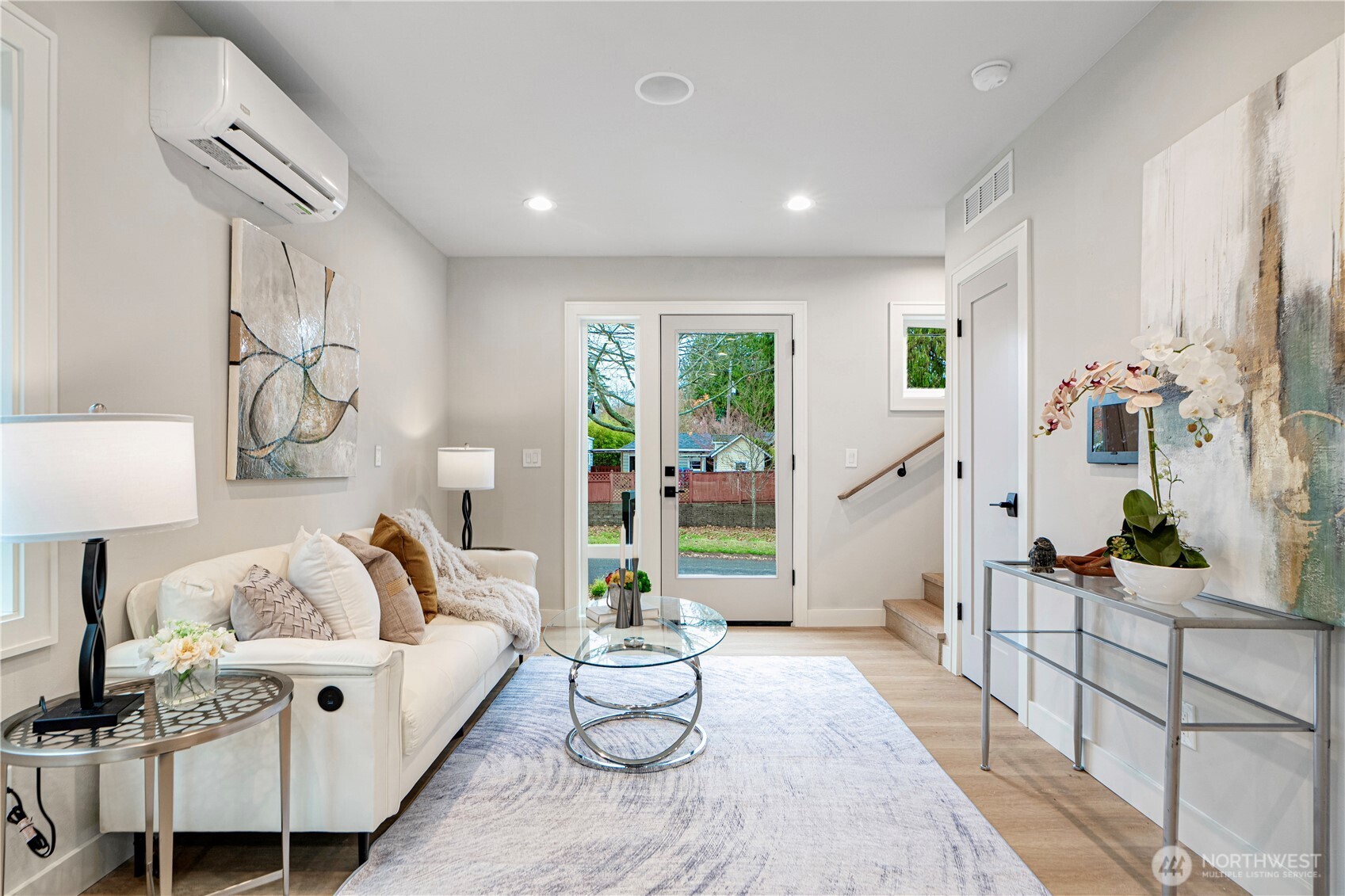 3054 Fairmount Avenue Southwest Seattle, WA 98116 - Photo 3 of 18 a living room with furniture white walls and white walls