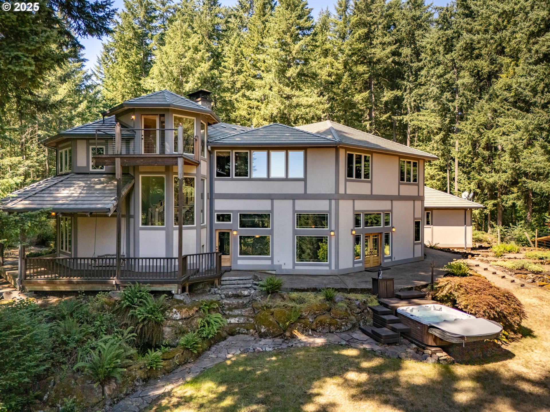 22091 South Ridge Road Oregon City, OR 97045 - Photo 34 of 48 a front view of a house with a yard