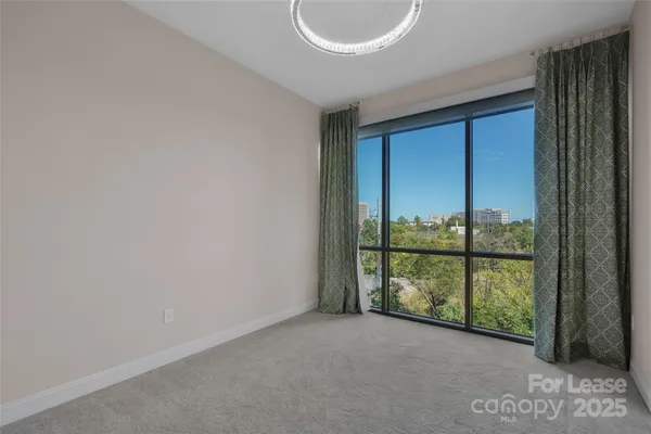 a view of a room with sliding window