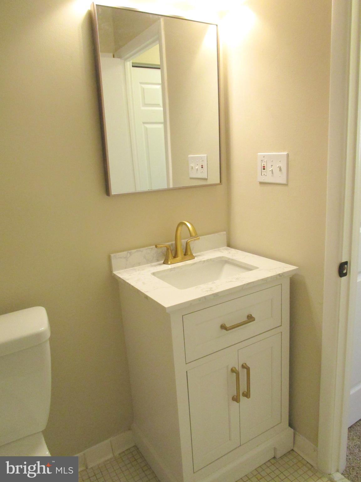 7291 E Coachlight Court Frederick, MD 21703 - Photo 14 of 19 a bathroom with a sink and a mirror