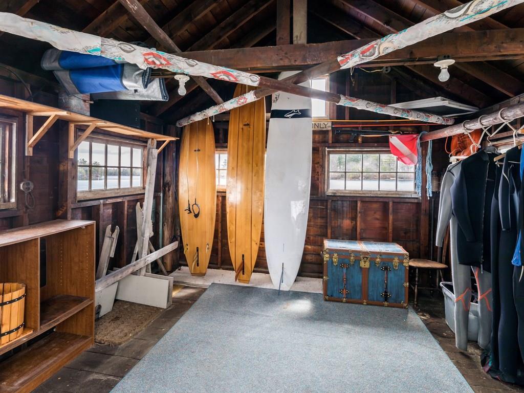 697 Gurnet Road Brunswick, ME 04011 - Photo 14 of 34 The Engine Room interior—hatch to...