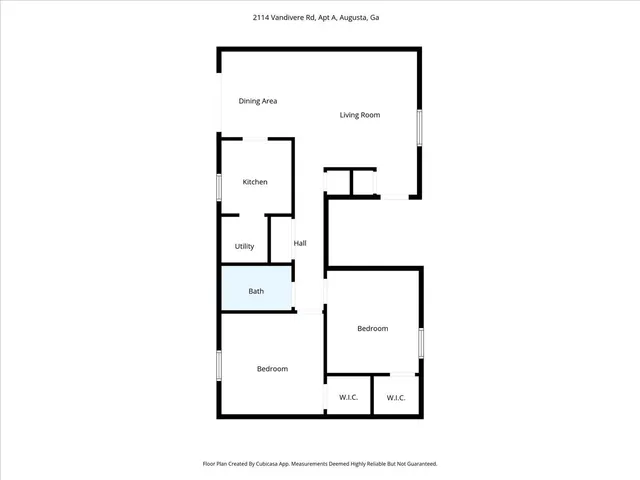 $1,100 | 2114 Vandivere Road, Unit A, Augusta, GA 30904