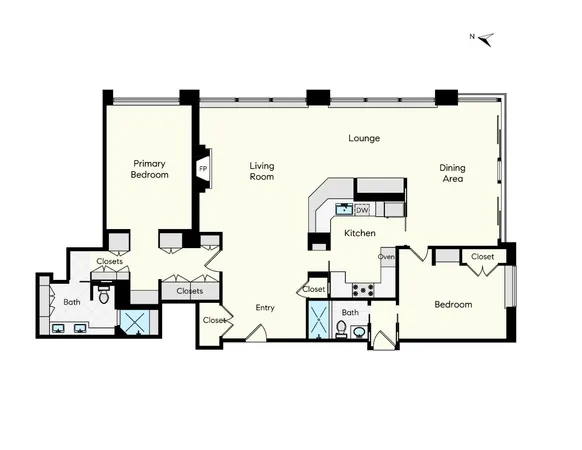 a picture of a floor plan