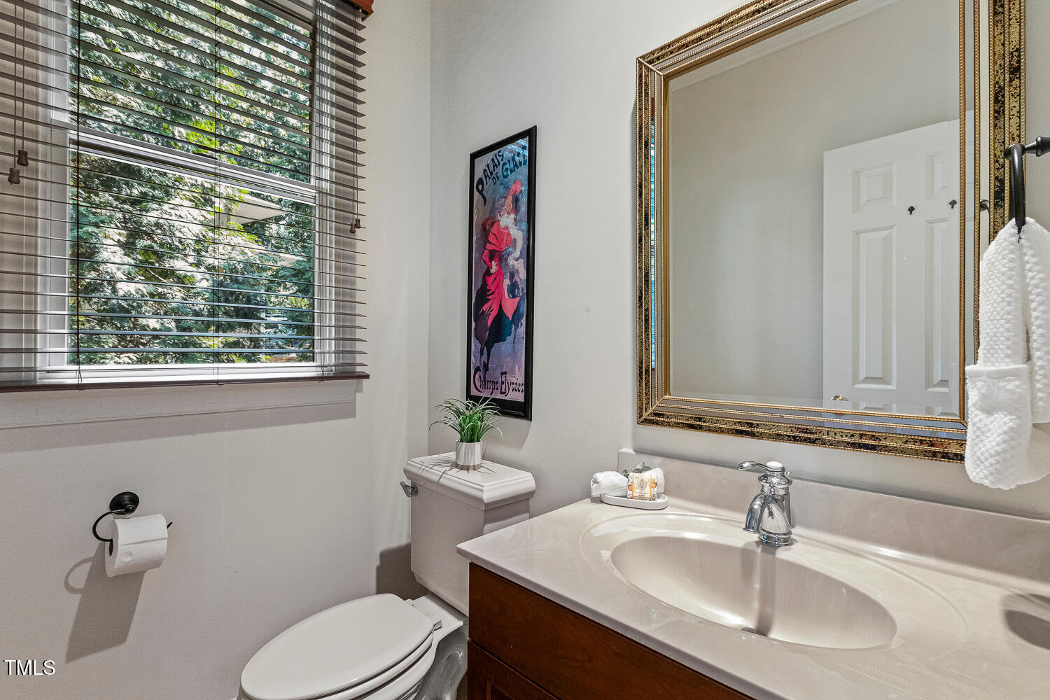 101 Cardiff Place Chapel Hill, NC 27516 - Photo 47 of 82 a bathroom with a sink a toilet and mirror