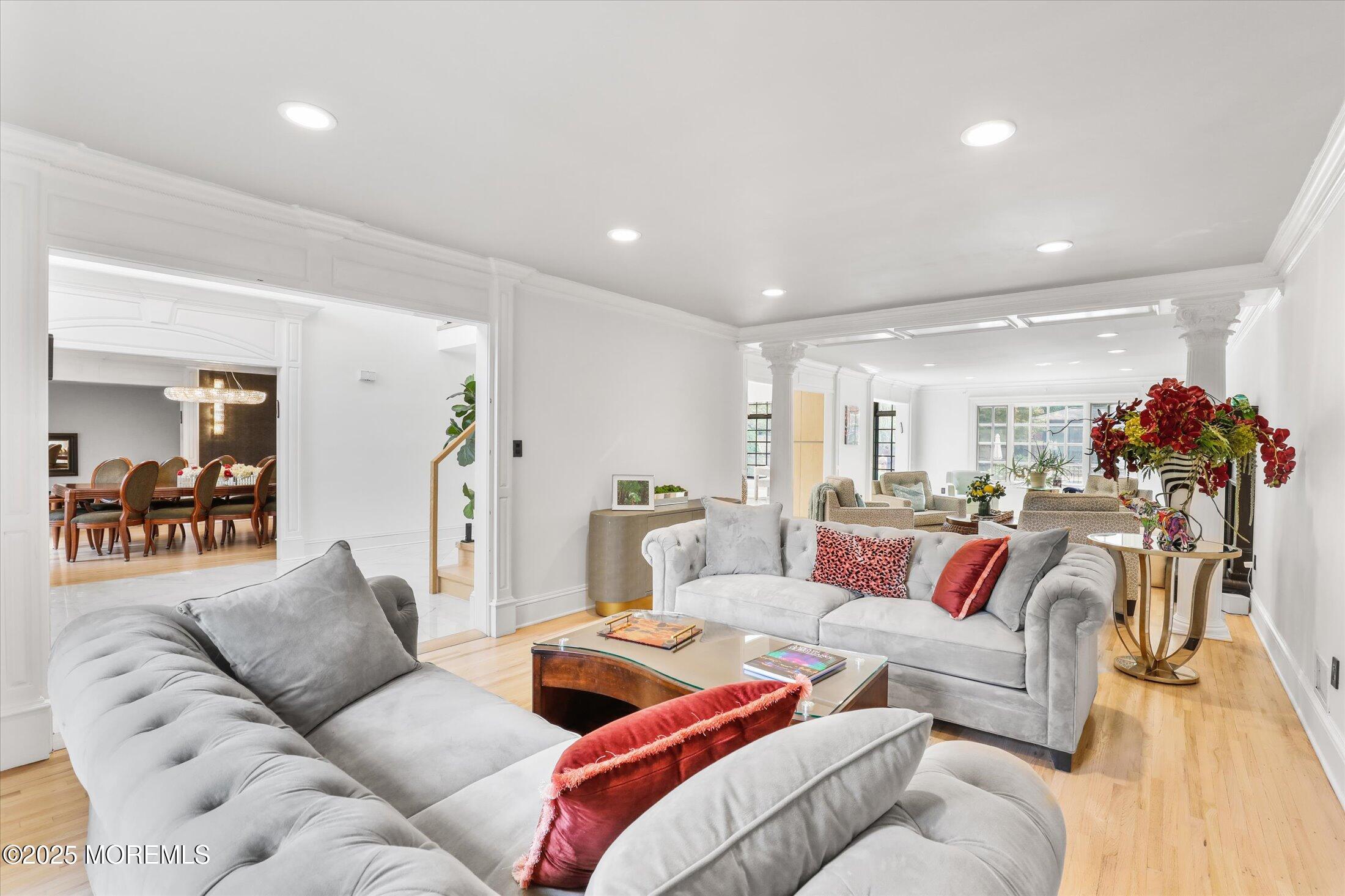 13 Valley Forge Road Eatontown, NJ 07724 - Photo 16 of 74 a living room with furniture and wooden floor