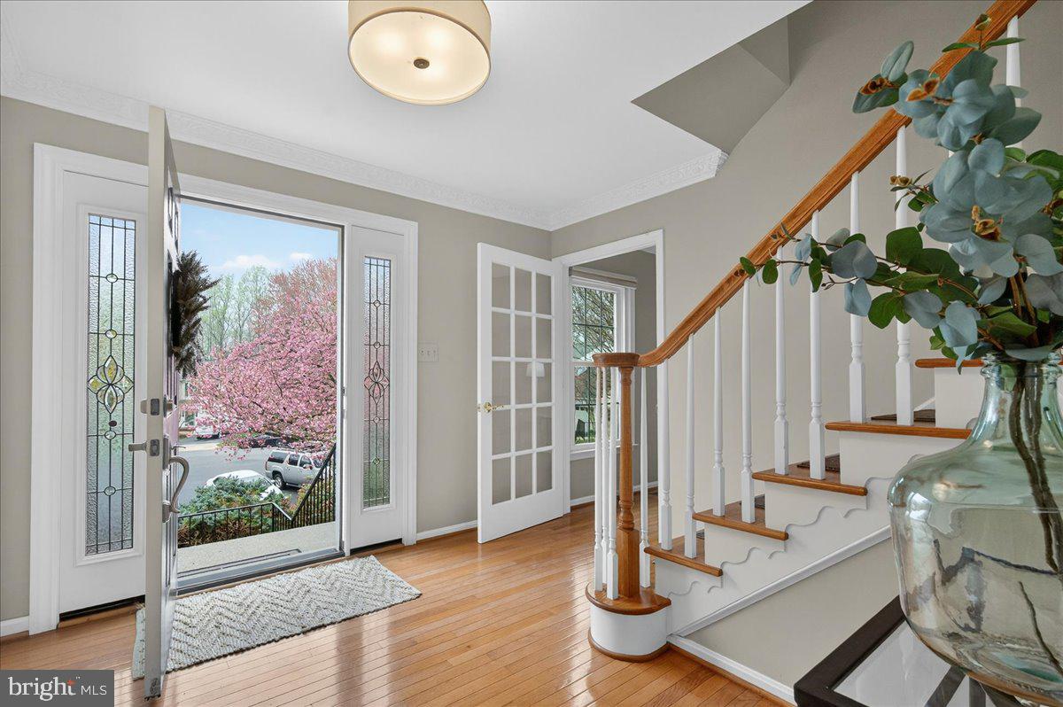 7723 Silver Sage Court Springfield, VA 22153 - Photo 5 of 63 a view of entryway and hall with wooden floor