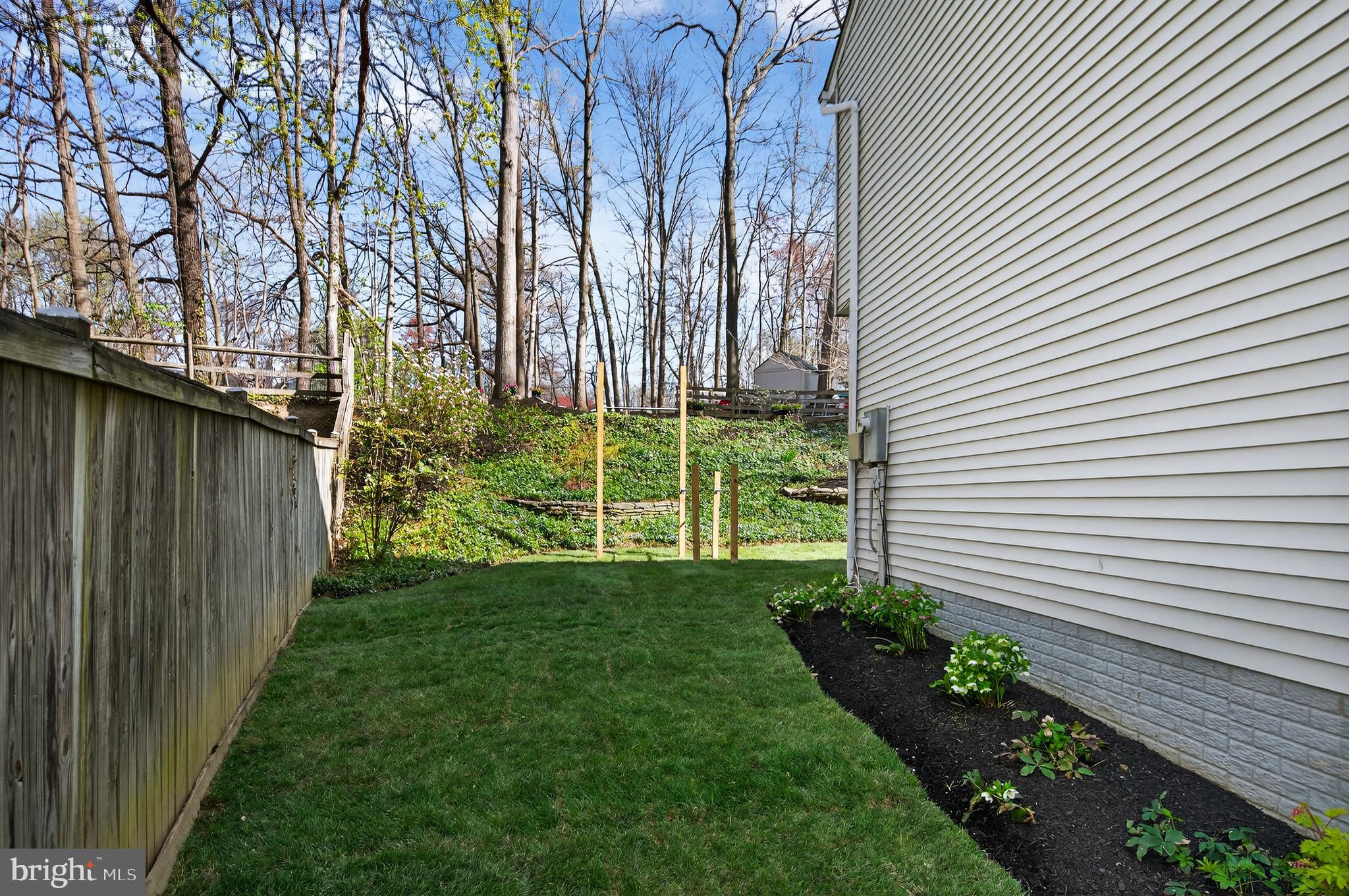 7723 Silver Sage Court Springfield, VA 22153 - Photo 59 of 63 a view of a backyard with garden