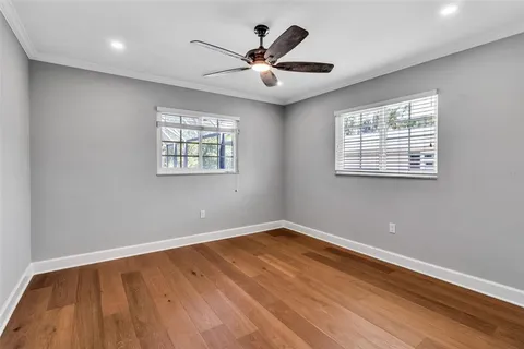 wooden floor in an empty room