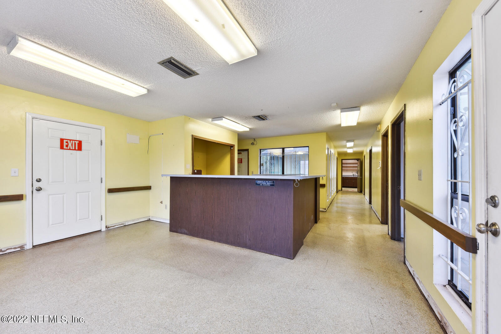 Waiting Area into Reception area