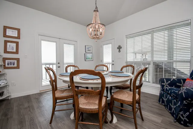 a kitchen with cabinets and sink