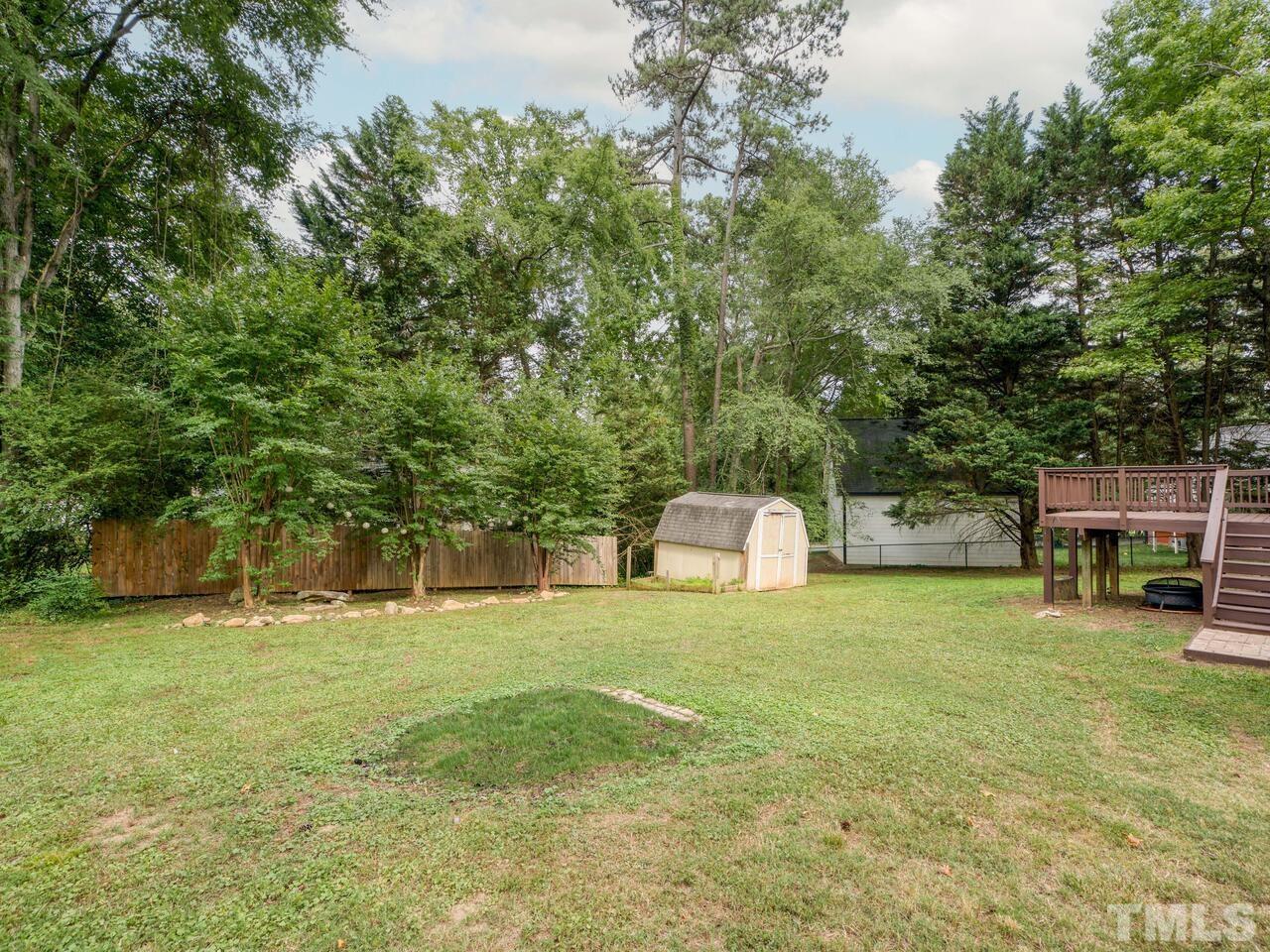 745 Brewer Circle Wake Forest, NC 27587 - Photo 39 of 43 a view of a house with a backyard