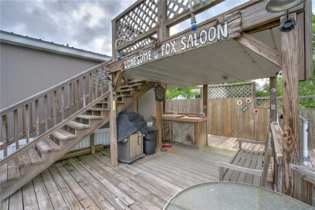 a view of deck with patio